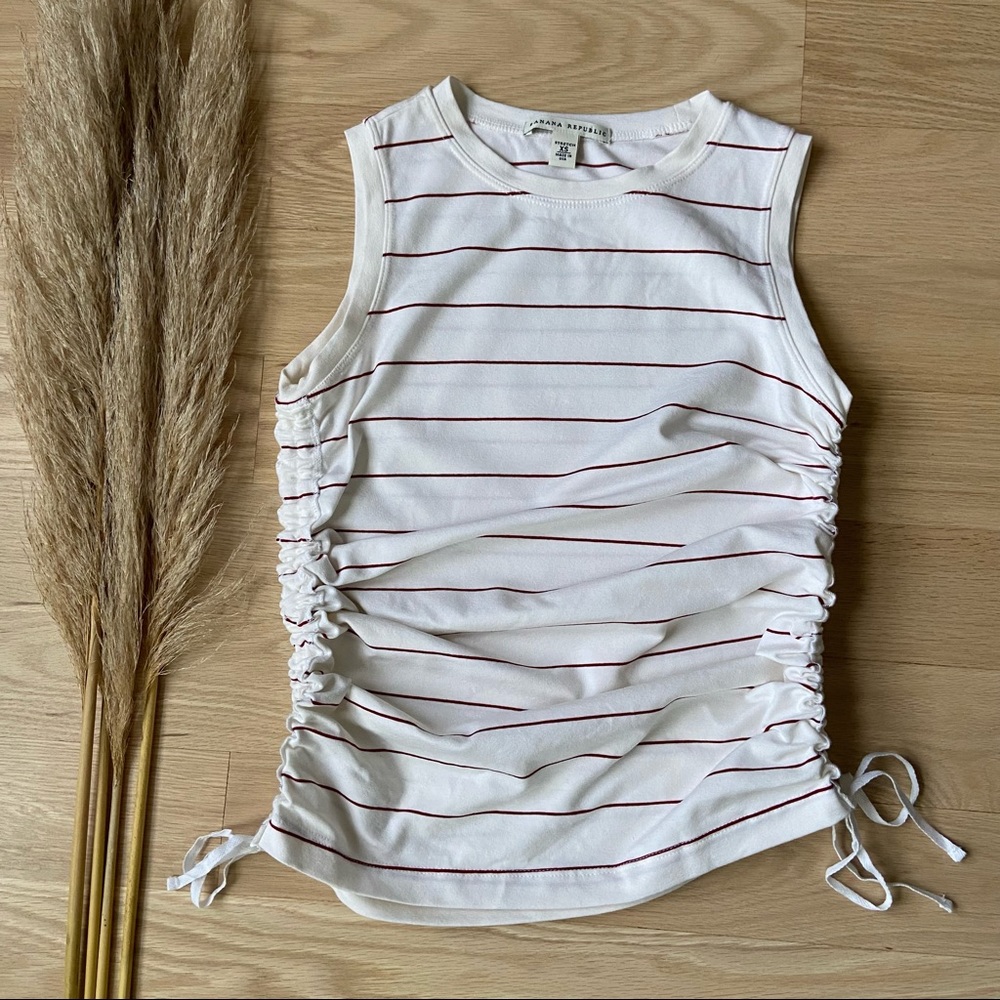 Banana Republic Ruched Side Tank XS